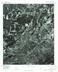 Birmingham North 1975 topographic map thumbnail