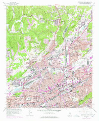 Birmingham North 1959 topographic map thumbnail