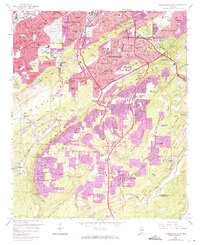 Birmingham South 1959 topographic map thumbnail