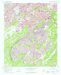 Birmingham South 1959 topographic map thumbnail