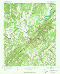 Blount Springs 1951 topographic map thumbnail