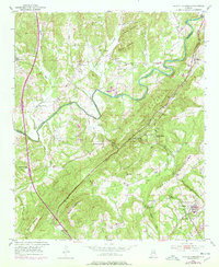Blount Springs 1951 topographic map thumbnail