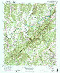 Blount Springs 1951 topographic map thumbnail