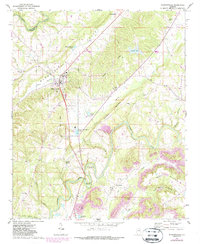 Blountsville 1969 topographic map thumbnail
