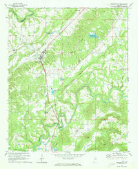 Blountsville 1969 topographic map thumbnail
