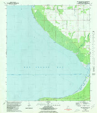 Bon Secour Bay 1980 topographic map thumbnail