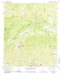 Borden Springs 1966 topographic map thumbnail