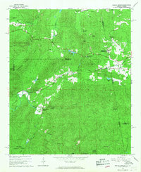 Borden Springs 1966 topographic map thumbnail