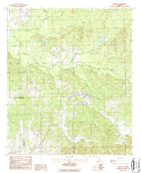 Braggs 1987 topographic map thumbnail