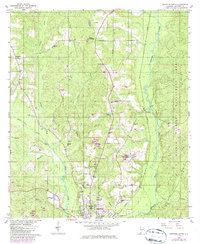 Brewton North 1960 topographic map thumbnail