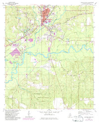 Brewton South 1960 topographic map thumbnail