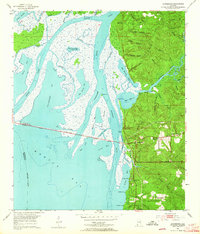 Bridgehead 1953 topographic map thumbnail