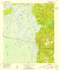 Bridgehead 1953 topographic map preview