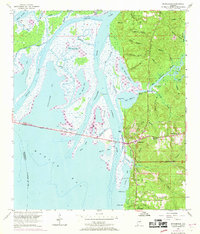 Bridgehead 1953 topographic map thumbnail