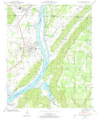 Bridgeport 1945 topographic map thumbnail
