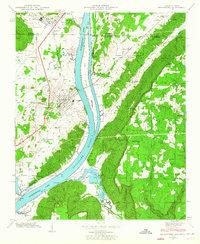 Bridgeport 1945 topographic map thumbnail