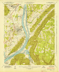 Bridgeport 1946 topographic map thumbnail