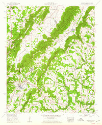 Brooksville 1958 topographic map thumbnail