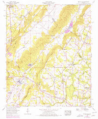 Brooksville 1958 topographic map thumbnail