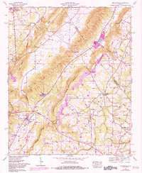 Brooksville 1958 topographic map thumbnail