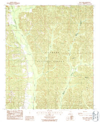 Buck Creek 1987 topographic map thumbnail