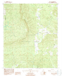 Bulls Gap 1987 topographic map thumbnail