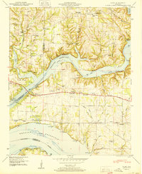 Cairo 1950 topographic map thumbnail