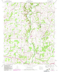 Capshaw 1958 topographic map preview