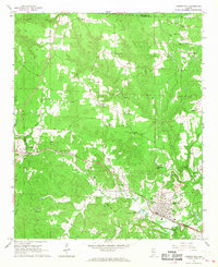 Carbon Hill 1967 topographic map thumbnail