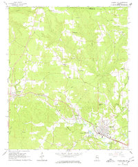 Carbon Hill 1967 topographic map thumbnail