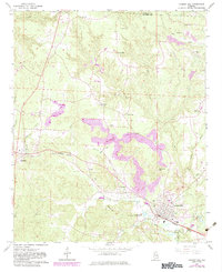 Carbon Hill 1967 topographic map thumbnail