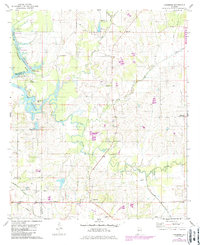 Casemore 1980 topographic map thumbnail