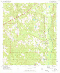 Castleberry 1971 topographic map preview