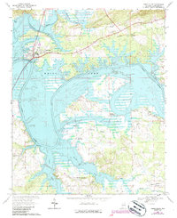 Cedar Bluff 1967 topographic map thumbnail