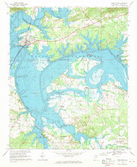 Cedar Bluff 1967 topographic map thumbnail