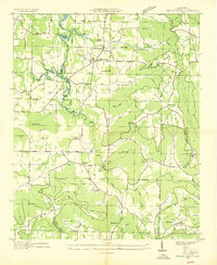 Center Grove 1936 topographic map thumbnail