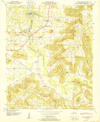 Center Grove 1950 topographic map thumbnail