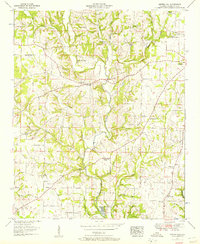 Center Hill 1952 topographic map thumbnail