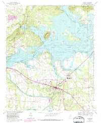 Centre 1967 topographic map thumbnail
