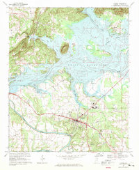 Centre 1967 topographic map thumbnail