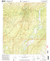 Cheaha Mountain 2001 topographic map thumbnail