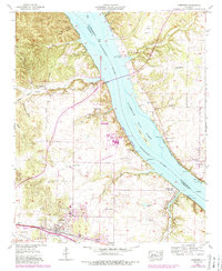 Cherokee 1954 topographic map preview