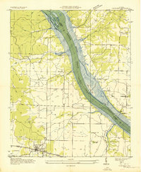 Cherokee 1935 topographic map preview