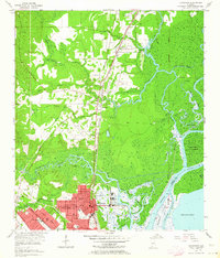 Chickasaw 1953 topographic map thumbnail