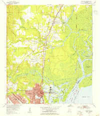 Chickasaw 1953 topographic map thumbnail