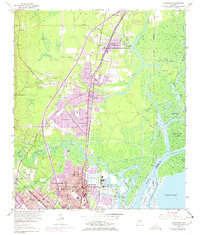 Chickasaw 1953 topographic map thumbnail