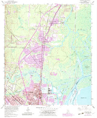 Chickasaw 1953 topographic map thumbnail