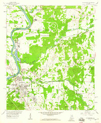 Childersburg 1958 topographic map thumbnail