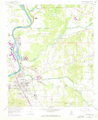 Childersburg 1958 topographic map thumbnail