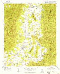 Choccolocco 1954 topographic map thumbnail